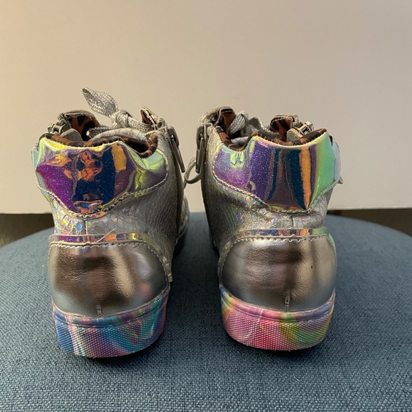 STEVE MADDEN High Top Sneakers Girl size 4 - Picture 2 of 13